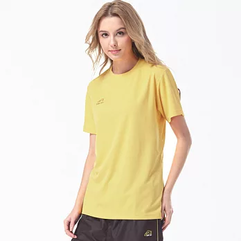 【SAIN SOU】台灣製吸濕排汗T恤T26227-04S黃