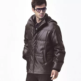 【SAIN SOU】時尚保暖鋪棉外套(中性款)T27121M黑