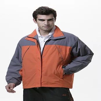 【SAIN SOU】保暖透氣鋪棉外套(中性款)T9707M橘灰