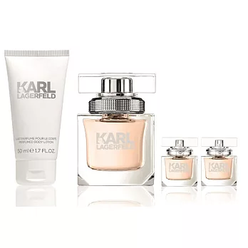 【UH】KARL LAGERFELD - 卡爾同名時尚女性淡香精組