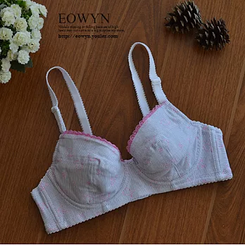 EOWYN.日系學生少女背心聚攏有鋼圈調整型內衣純棉性感內衣NYA028-2202-16/2色/現貨+預購特白32/70B