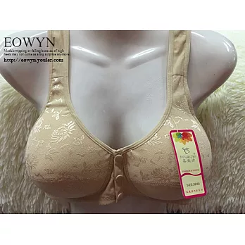 EOWYN.前扣超彈力中老年內衣大碼內衣媽媽大碼背心NYA029-331-9/2色/現貨+預購膚色36/80B