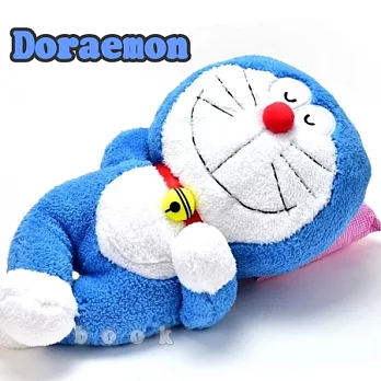 日本進口Doraemon景品【晚安哆啦A夢】絨毛玩偶