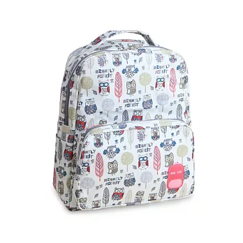 韓國Blessing For You 輕量防水後背媽媽包- Unique獨特款【家族貓頭鷹】