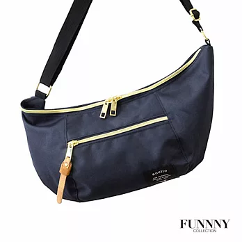 FUNNNY 日本同步斜背包系列 淺田里莎 藍