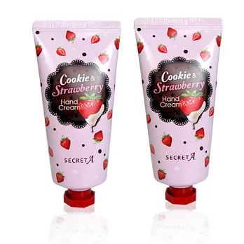 韓國SECRET-A Cookie And Cream Hand Cream OREO曲奇護手霜50ml/2入草莓餅乾2入