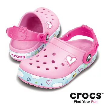 Crocs - 童 - Hello Kitty 飛機小卡駱班-肉粉色23肉粉色