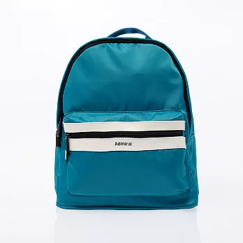 Admiral-彩繽輕尼龍系列 - 防潑水繽紛亮采後背包藍綠