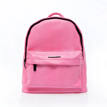 Admiral-鱷魚紋系列- 千面女郎性魅後背包玫紅