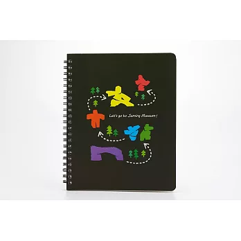 太極筆記本墨綠