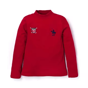 【SBPRC】經典LOGO圖騰立領長袖上衣130紅