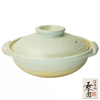 【日本長谷園伊賀燒】白釉個人小陶鍋