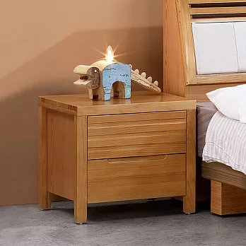 《Homelike》春沐床頭櫃原木色