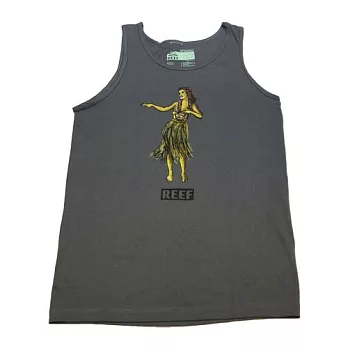REEF 熱情夏威夷女郎男款背心.灰M灰