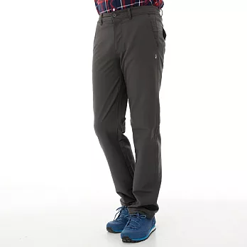 【hilltop山頂鳥】男款吸濕彈性長褲H31MI9-32灰