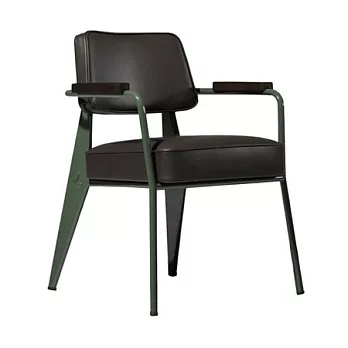 Vitra Fauteuil Direction Cuir 復舊流行扶手椅