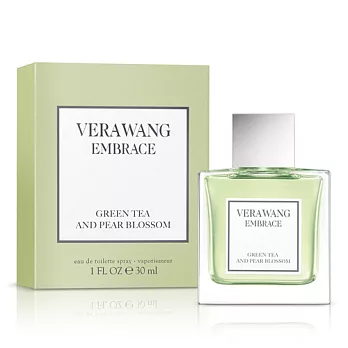 VERA WANG 梨香綠茶擁抱女性淡香水(30ml)-送品牌小香