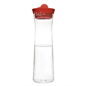 【日本HARIO】創意瓶蓋玻璃冷水壺1000ml/紅 (WJ-10)