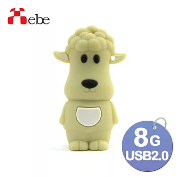 Xebe集比 羊咩咩隨身碟8GB, USB 2.0