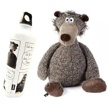 【德國BEASTS- 超值組】水壼+知足常樂熊 good enough