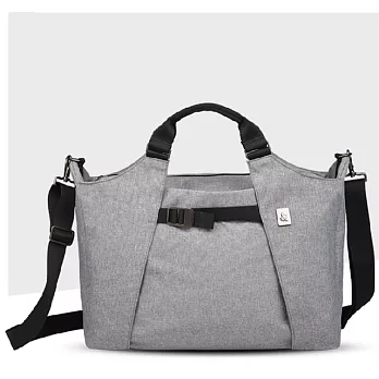 【Flightline】City Classic 城市系列 商務旅行袋 時尚單肩包 大容量電腦包 短途旅行包 (5色)淺灰