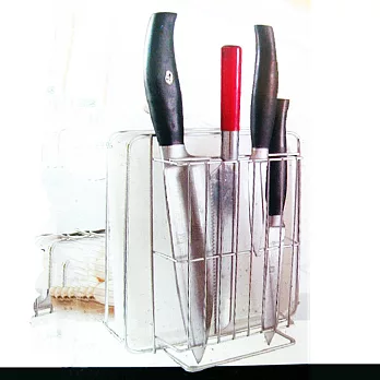 【御膳坊】晶饌不銹鋼菜刀砧板架-2入組