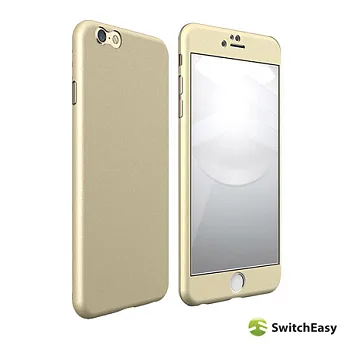 SwitchEasy AirMask iPhone6(4.7吋)金屬質感全機保護貼殼香檳金