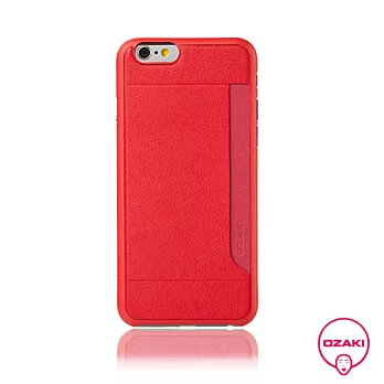 Ozaki O!coat 0.4+ Pocket iPhone6/6s Plus 5.5超薄口袋保護殼紅色