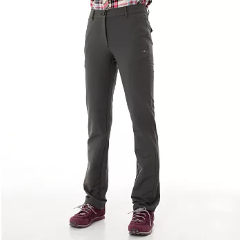 【hilltop山頂鳥】女款吸濕彈性長褲H31FJ1-28中灰