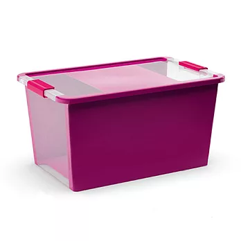 【KIS 義大利繽紛收納】單開收納箱L (3入組)紫