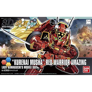【BANDAI】鋼彈創鬥者TRY/SD系列 驚異紅武者 041
