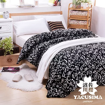 【日本濱川佐櫻-花藝風範】法蘭絨超柔暖暖被
