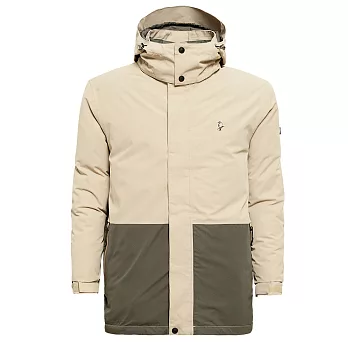 【hilltop山頂鳥】男款兩件式防水羽絨外套F22MR2-S卡其