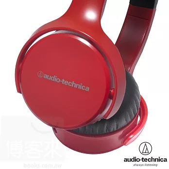 鐵三角 ATH-OX5 紅色 智慧型手機可用 可拆式導線 頭戴式耳機紅色