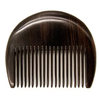 木子李頂級稀有黑檀木整木按摩小扁梳1入