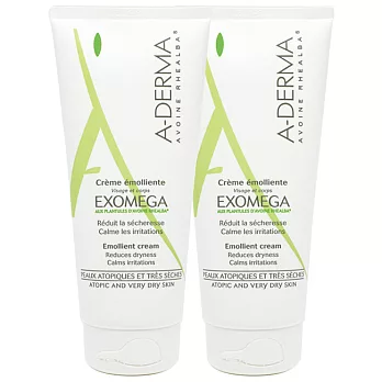 【A-DERMA艾芙美燕麥新葉益膚佳營養霜2入組