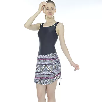 【Bich Loan】水美連身裙泳裝附泳帽13006105M共同(印花)