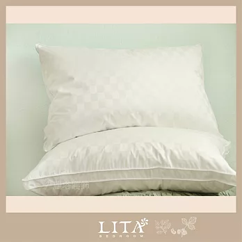 【LITA麗塔】台灣製 50/50優質天然羽絨枕(1.3KG)