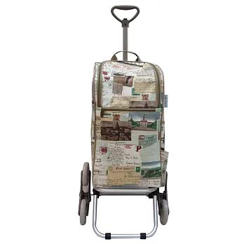 卡蘿輕便時尚購物車-28L三輪有椅-旅行回憶