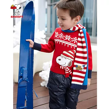 【SNOOPY】皮質帥氣長褲內舖棉(丈青)90丈青