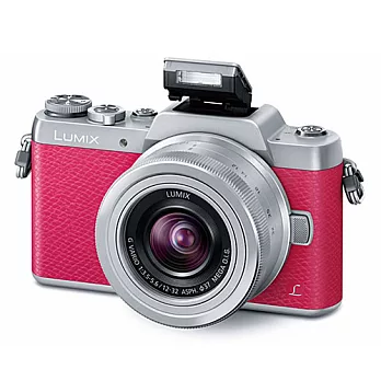 Panasonic DMC-GF7+12-32mm+35-100mm*(中文平輸)-送SD64G+副電*2+單眼包+中腳+減壓背帶+拭鏡筆+大吹球清潔組+硬保粉色