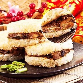 樂活e棧-鮮饌六福米漢堡(6顆/包,共3包)