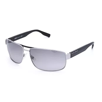 HUGO_BOSS 雙鼻架細框太陽眼鏡0485-85K銀