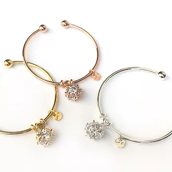 Lucy’s璀璨之星華麗水晶開口手環(共三色)華麗金