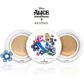 韓國Beyond Alice愛麗絲午茶保濕光感氣墊粉餅 15g-2色(含補充包)#01嫩白