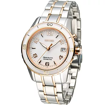 SEIKO Sportura 運動時尚新美學人動電能錶 5M82-0AN0KS SKA878J1