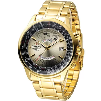 ORIENT 東方錶 MULTI-YEAR CALENDAR系列簡易萬年曆機械錶 FEU07004U