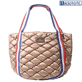 ROOTOTE氣質泡泡織帶圓筒包-駝色(276402)駝色