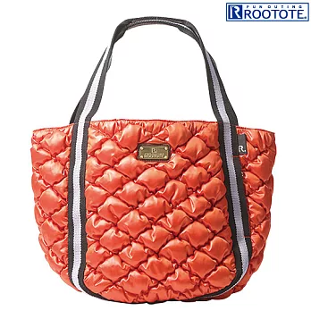 ROOTOTE氣質泡泡織帶圓筒包-橘色(276403)橘色