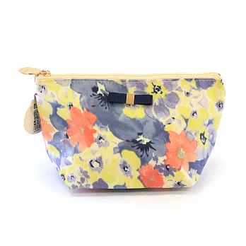 【UH】NECOBRAND - 渲染花漾化妝包(三色可選) - 黃藍